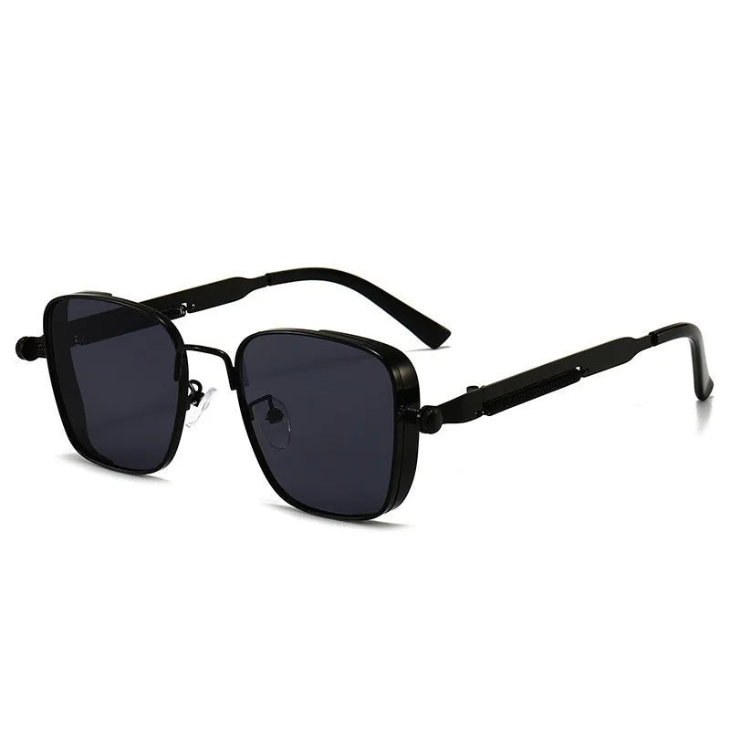 2025 Men's Polarized Driving Sunglasses – High-End UV Protection, Metal Frame, Punk-Inspired Fashion